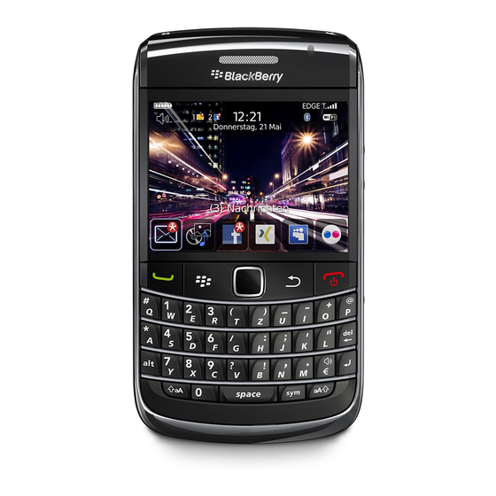 Blackberry BOLD 9700 Quick Start Quide