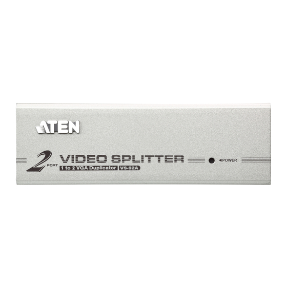 ATEN VS-92A User Manual