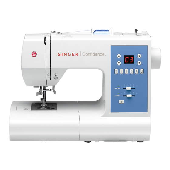 SINGER CONFIDENCE 7465 INSTRUCTION MANUAL Pdf Download ManualsLib