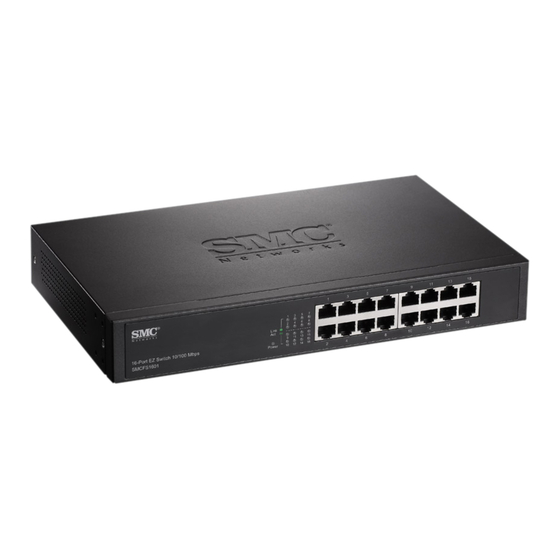 SMC NETWORKS FS1601 USER MANUAL Pdf Download ManualsLib