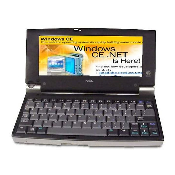 NEC MOBILEPRO 750C - VERSION 1999 User Manual