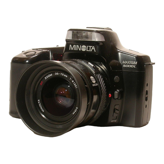 MINOLTA MAXXUM 5000I MANUAL Pdf Download ManualsLib
