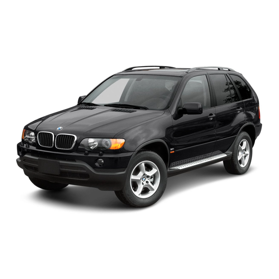 BMW X5 2001 MANUAL Pdf Download ManualsLib