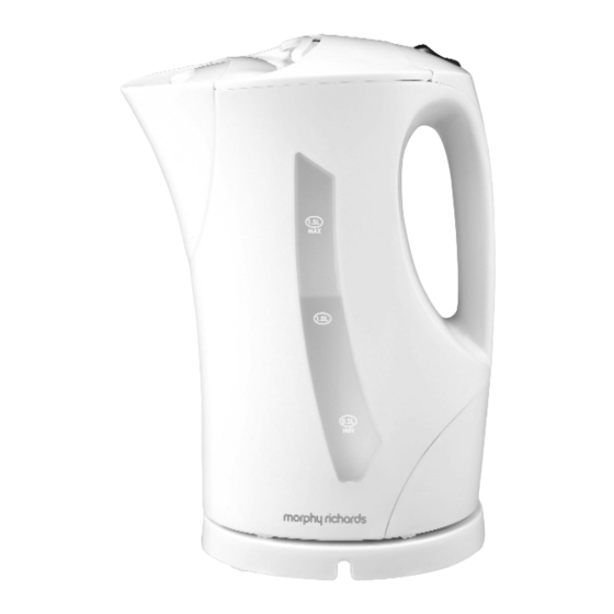 MORPHY RICHARDS 43531 ESSENTIALS GRAPHITE KETTLE INSTRUCTIONS MANUAL Pdf Download ManualsLib