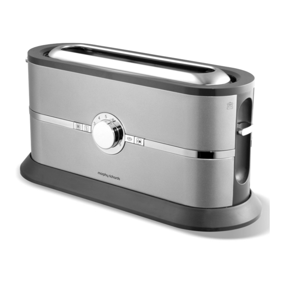 MORPHY RICHARDS LATITUDE FOOD FUSION ASPECTS TOASTERS INSTRUCTIONS