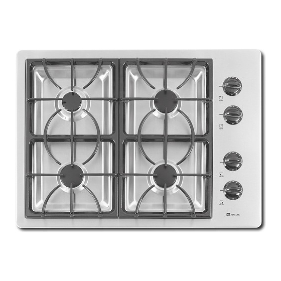 MAYTAG MGC5430BDS 30" GAS COOKTOP PARTS LIST Pdf Download ManualsLib
