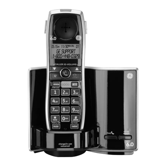 GE 28811FE2 DIGITAL CORDLESS PHONE USER MANUAL Pdf Download ManualsLib