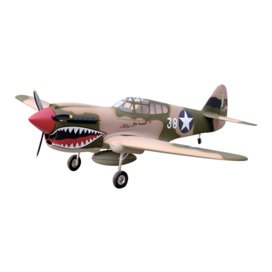 Troy Built Models P-40 warhawk Manuals