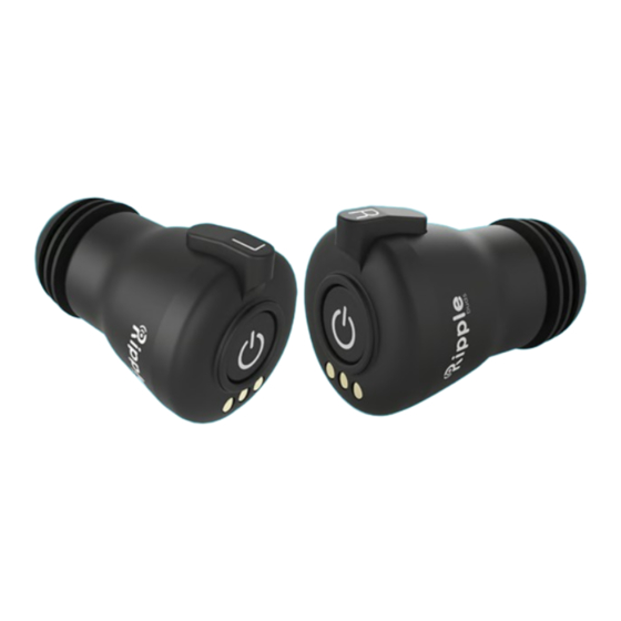 RippleBuds M100 Wireless In-Ear Earbuds Manuals