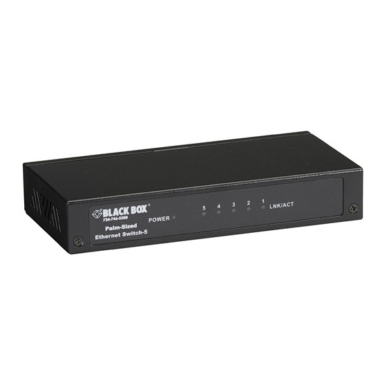 Black Box Express Entry LB9005A-FO-R2 Installation Manual