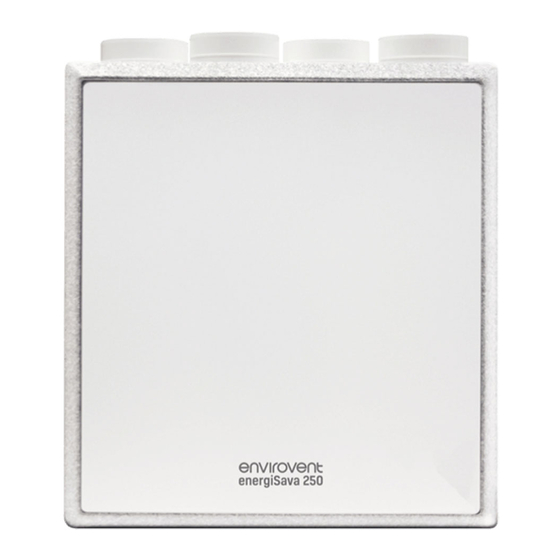 Envirovent energiSava 250 Installation Manual