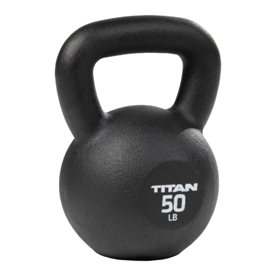 Titan Fitness KBCST 5 Operator's Manual
