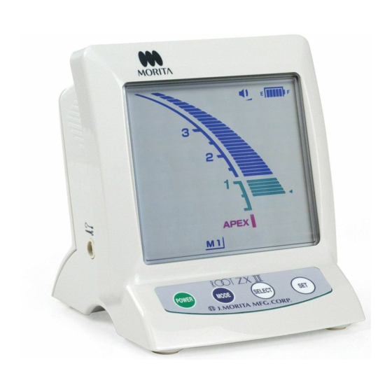 Morita ROOT ZX II Operation Instructions Manual