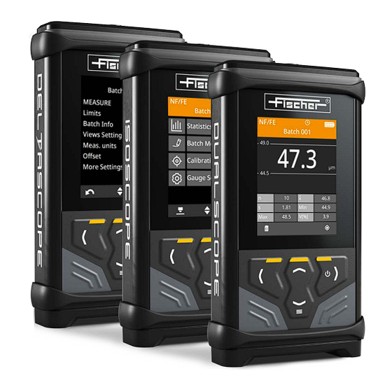 FISCHER DELTASCOPE DMP10 Manuals