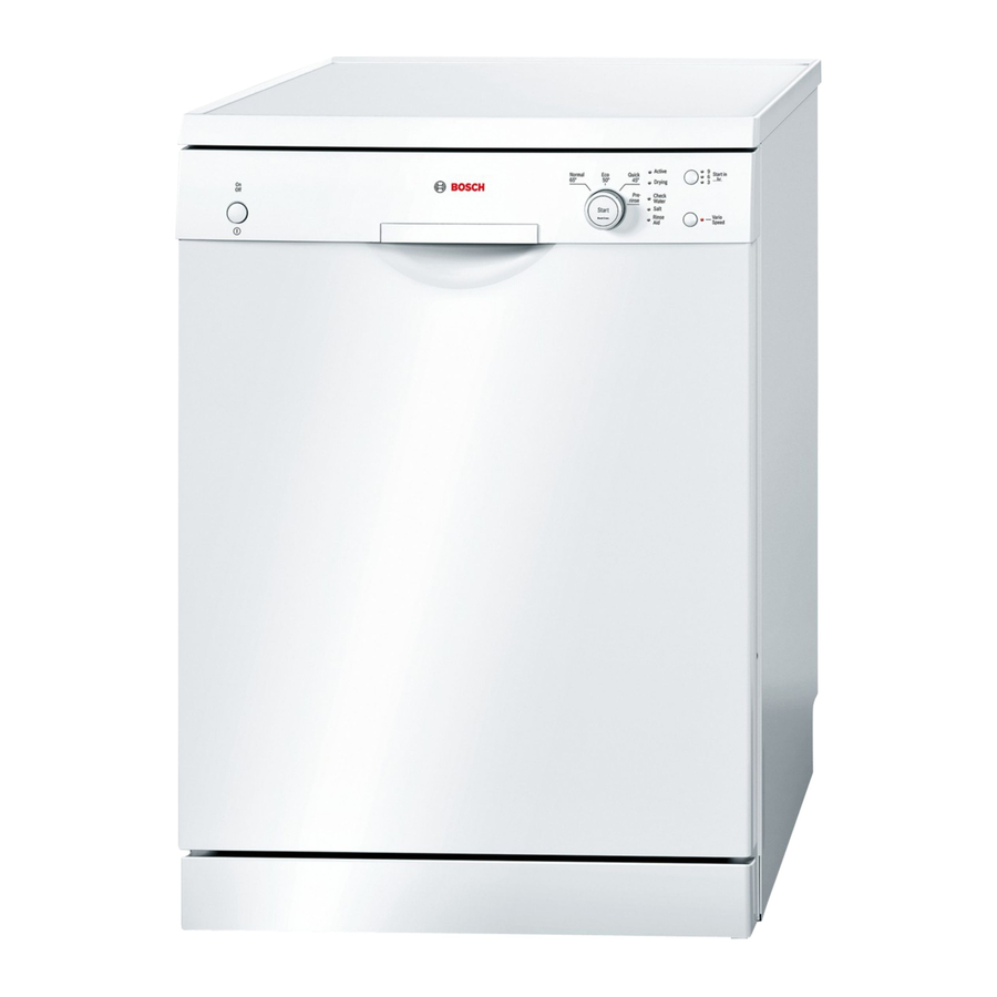 Bosch SMS40T32GB Operating Instructions Manual