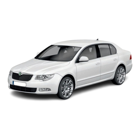 Skoda 2012 Superb Owner's Manual