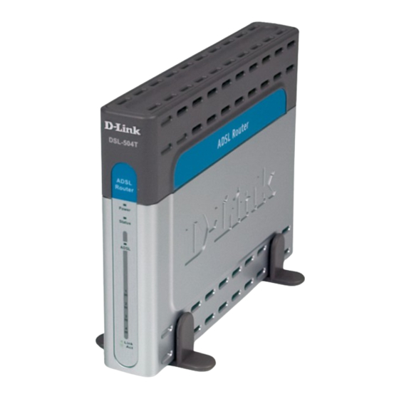 D-Link DSL-504T Manual