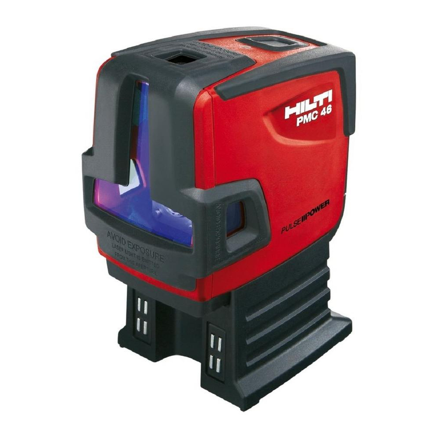 Hilti PMC 46 Operating Instructions Manual
