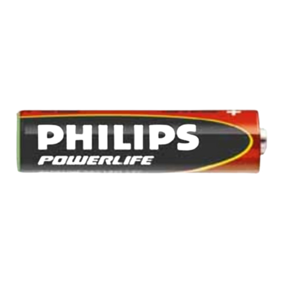 Philips Power Life LR03PB4C Specifications
