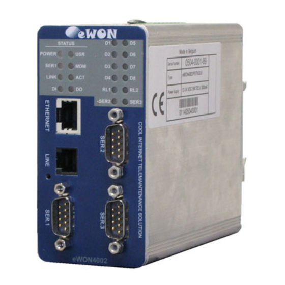 ACT'L eWON4002 Installation Manual
