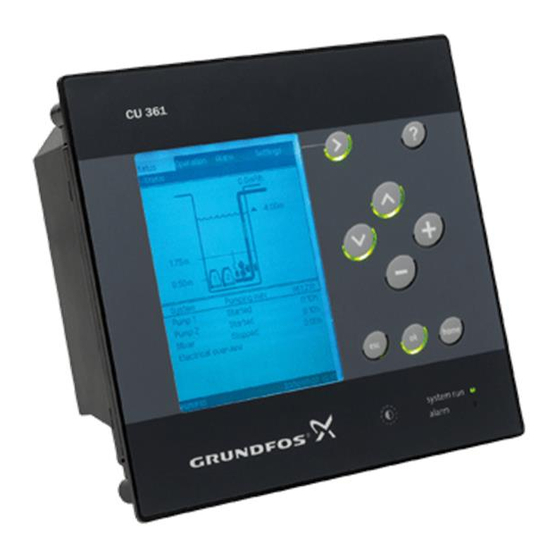 Grundfos CU 361 Manual