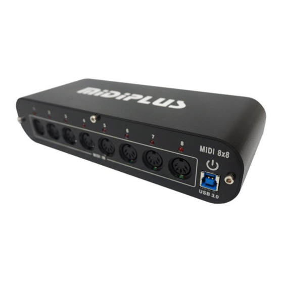 midiplus MIDI 8X8 Owner's Manual