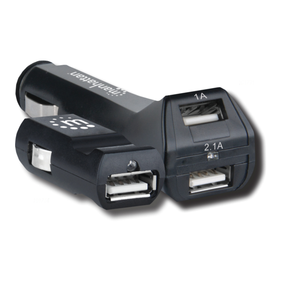 Manhattan Popcharge Auto USB Charger Instructions