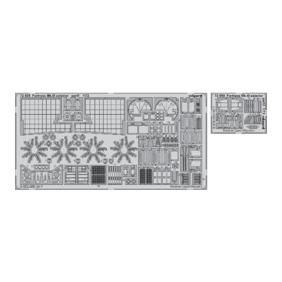 Eduard Fortress Mk.III exterior Assembly Instructions