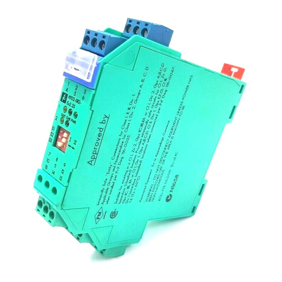 Pepperl+Fuchs KFD2-SR3-Ex2.2S Manual