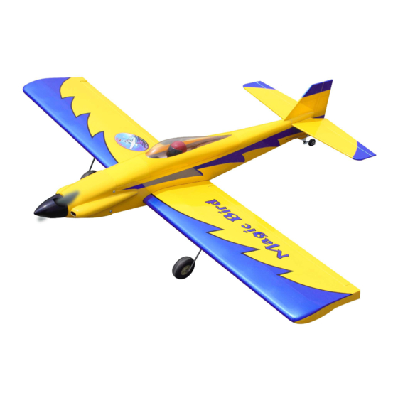 Seagull Models Magic Bird EF1 RACER 40E PNP, 46" Assembly Manual