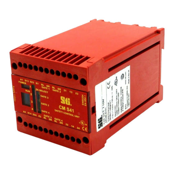 Omron STI CM Series Operating Instructions Manual