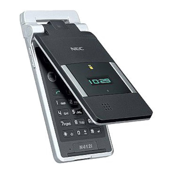 NEC N412I - 1 Operation Manual