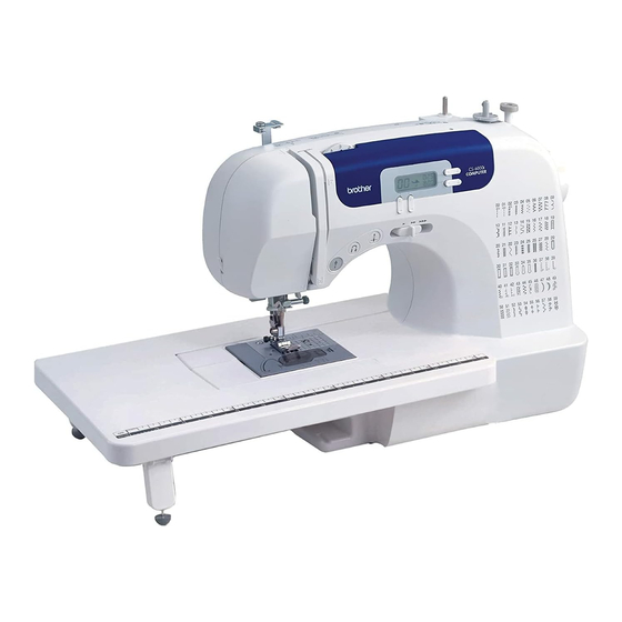 Brother CS-6000 User Manual