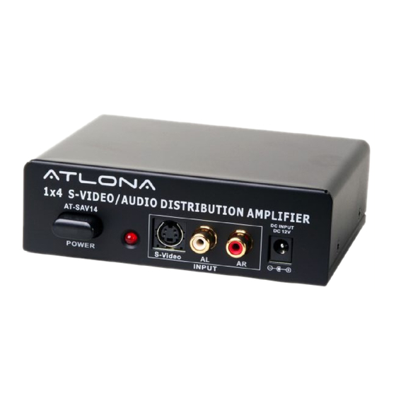 Atlona AT-SAV14 User Manual