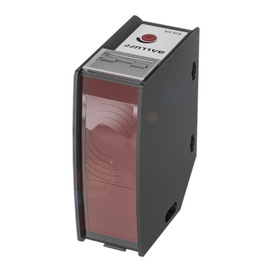 Balluff BOS 50K RH12-S4 Series Quick Start Manual