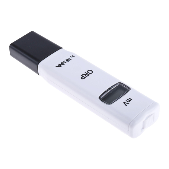 Hanna Instruments HI98201 Quick Start Manual