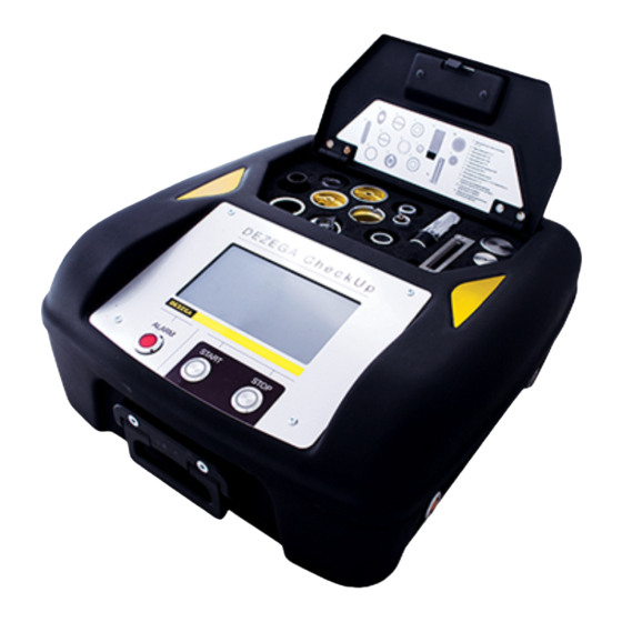 DEZEGA CheckUp Equipment Test Set Manuals