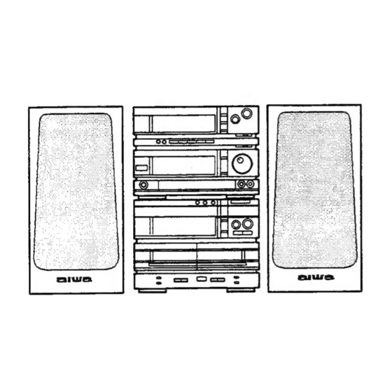 Aiwa NSX-D707 Service Manual