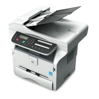 Ricoh Aficio SP 1100SF User Manual