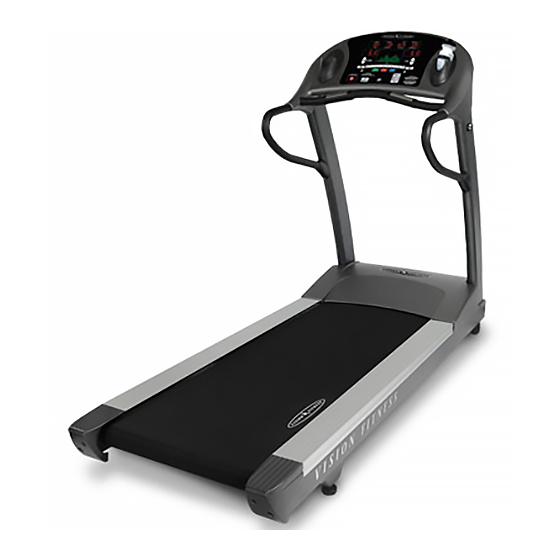 Vision Fitness T9800 Series Assembly Manual
