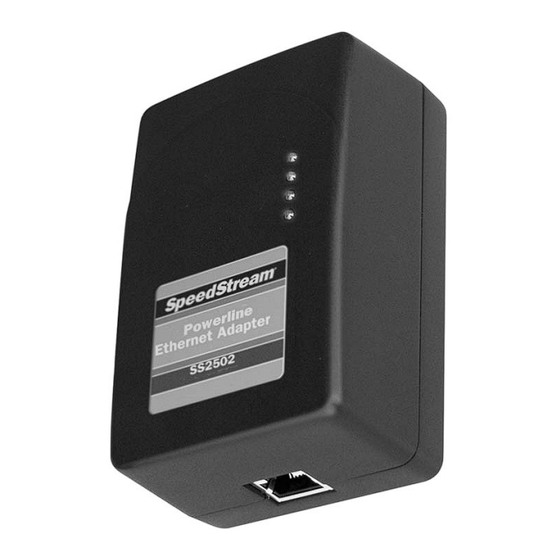 Siemens SpeedStream 2502 Quick Start Manual