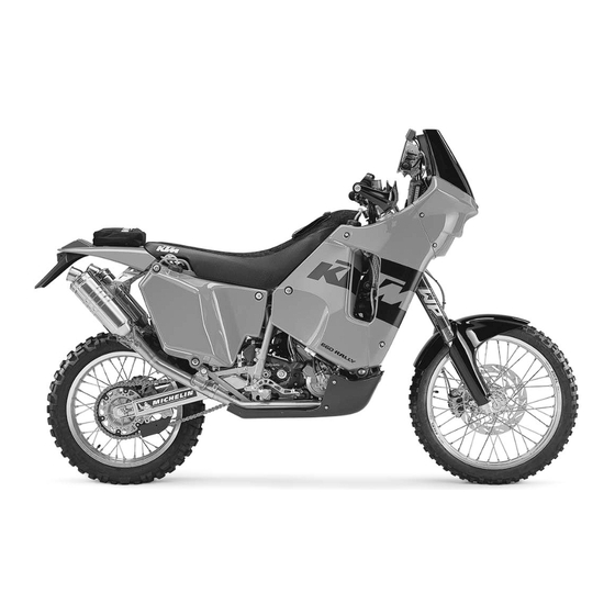 KTM 660 RALLY 2005 Supplement Manual