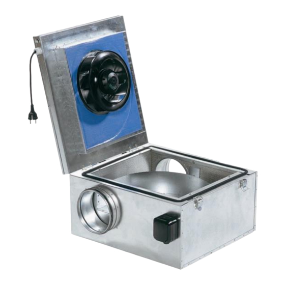 SystemAir Villavent VV-835/K Installation, User And Maintenance Instructions