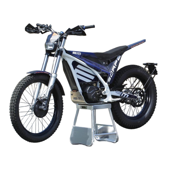 EM EPURE Series Electric Trial Motorcycle Manuals