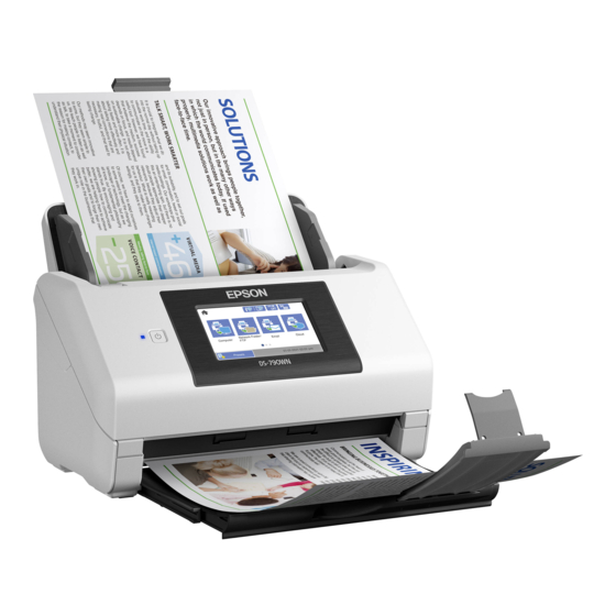 Epson DS-790WN Quick Start Manual