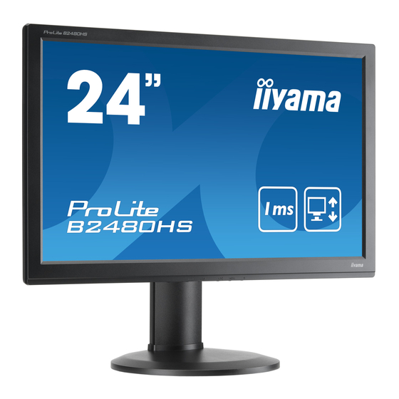 IIYAMA ProLite E2480HS Manuals