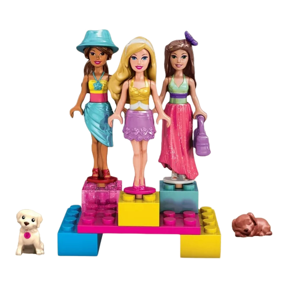 Mega Bloks Barbie's Beach Vacation Manual