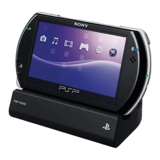 Sony PSP-N340 G Instruction Manual