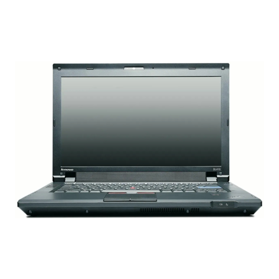 Lenovo SL510 - ThinkPad 2847 - Core 2 Duo 2.53 GHz Troubleshooting Manual