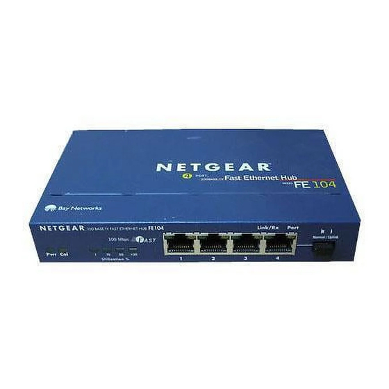 NETGEAR FE104 - Hub Installation Manual